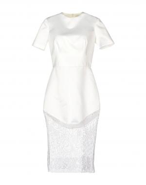 Платье до колена  - Белый цвет
