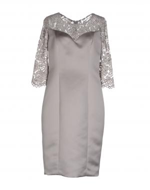 Платье до колена  - Серый цвет