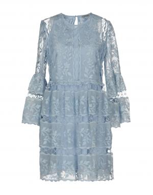 Короткое платье  - Голубой цвет