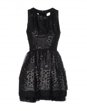 Короткое платье  - Серый цвет