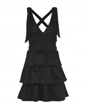 Короткое платье  - Черный цвет