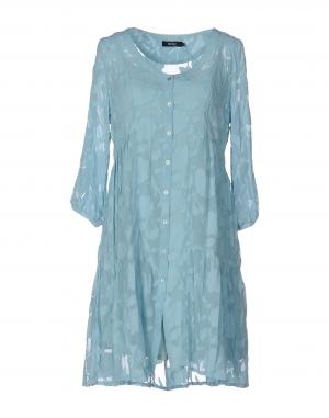 Короткое платье  - Голубой цвет