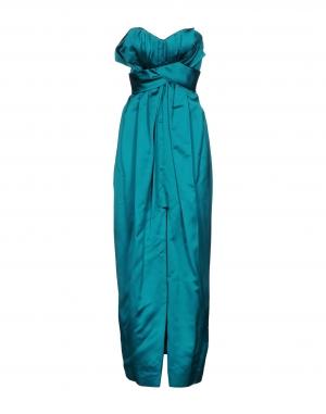 Длинное платье  - Зеленый цвет