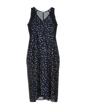 Платье до колена  - Синий цвет