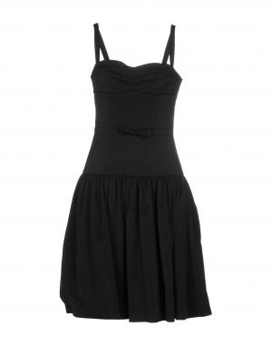 Платье до колена  - Черный цвет