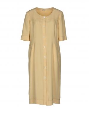 Платье до колена  - Бежевый цвет