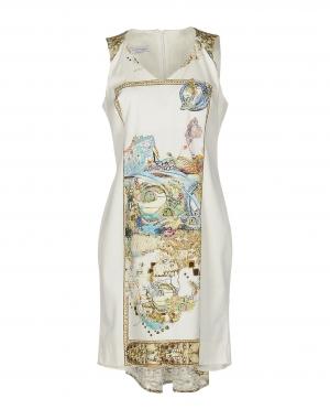 Короткое платье  - Белый цвет