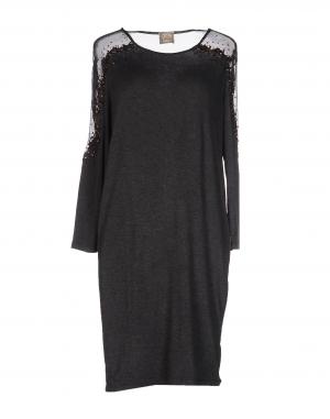 Короткое платье  - Серый цвет