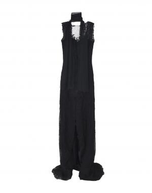 Длинное платье  - Черный цвет
