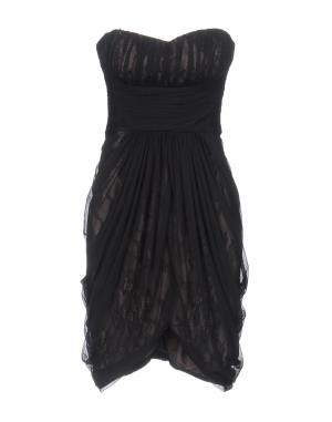 Короткое платье  - Черный цвет