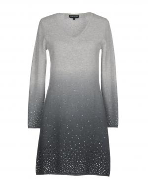 Короткое платье  - Желтый,Серый цвет