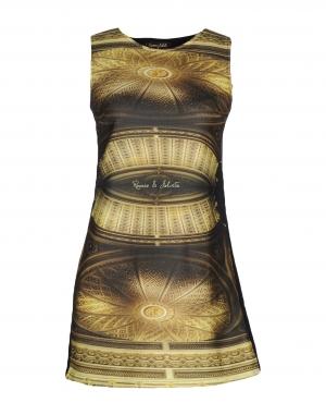 Короткое платье  - Желтый цвет