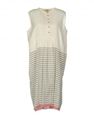 Платье до колена  - Белый цвет