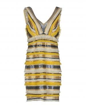 Короткое платье  - Желтый цвет