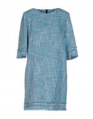 Короткое платье  - Голубой цвет