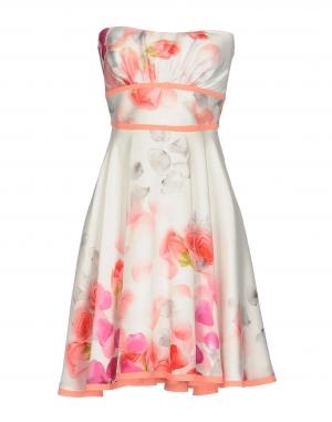 Короткое платье  - Серый цвет