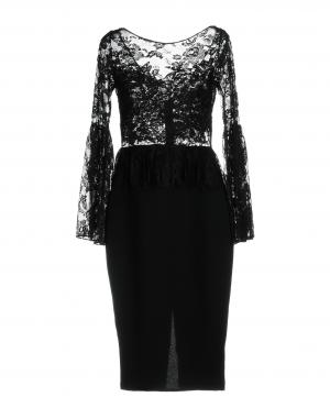 Платье до колена  - Черный цвет