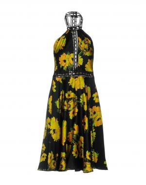 Платье до колена  - Черный цвет