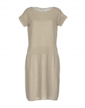 Короткое платье  - Серый цвет