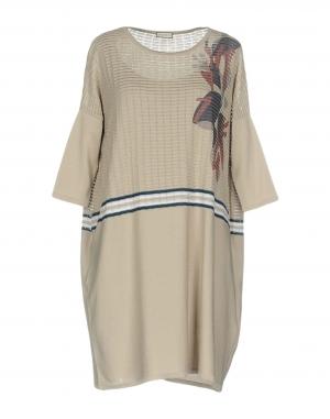 Короткое платье  - Серый цвет