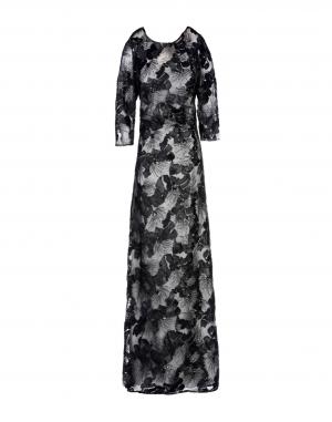 Длинное платье  - Черный цвет