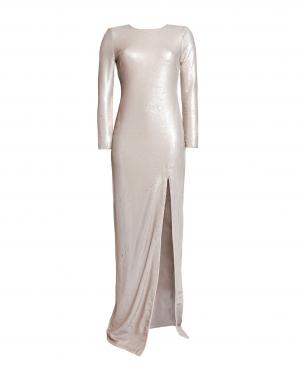 Длинное платье  - Бежевый цвет
