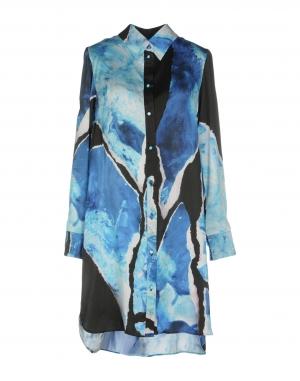 Короткое платье  - Синий цвет