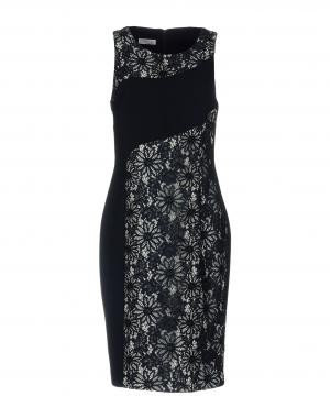 Платье до колена  - Синий цвет