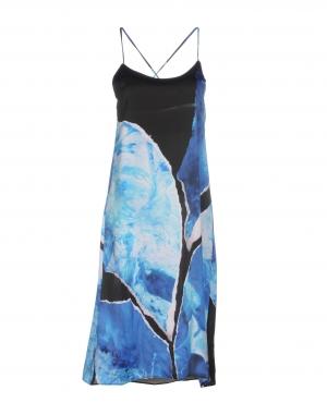 Платье до колена  - Голубой цвет