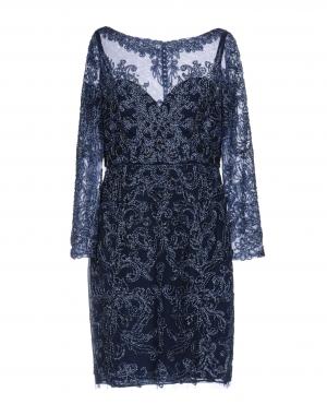 Короткое платье  - Синий цвет