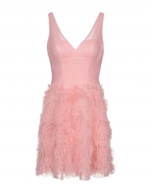 Короткое платье  - Розовый цвет