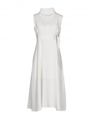 Платье до колена  - Белый цвет