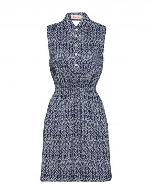 Короткое платье  - Синий цвет