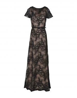 Длинное платье  - Черный цвет