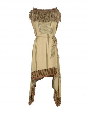 Платье до колена  - Желтый цвет