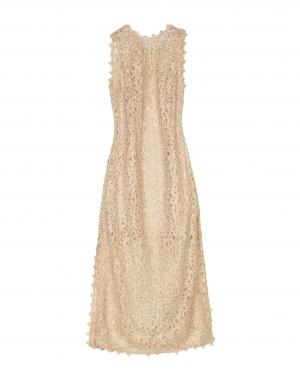 Длинное платье  - Желтый цвет