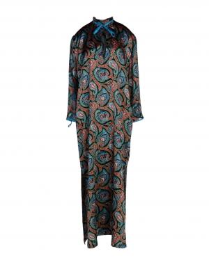 Длинное платье  - Зеленый цвет