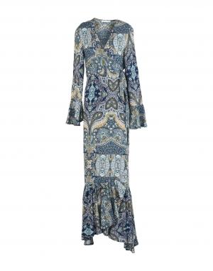 Длинное платье  - Синий цвет