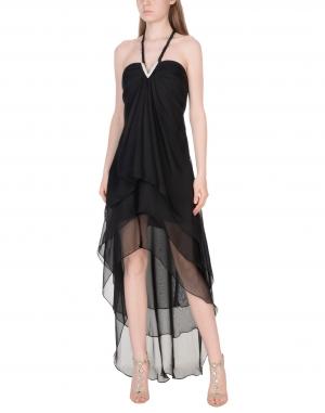 Длинное платье  - Черный цвет