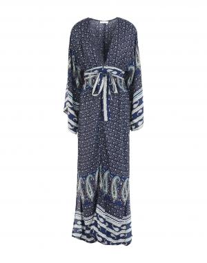 Длинное платье  - Синий цвет