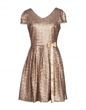 Короткое платье  - Серый цвет