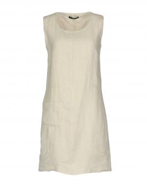 Короткое платье  - Синий,Белый цвет