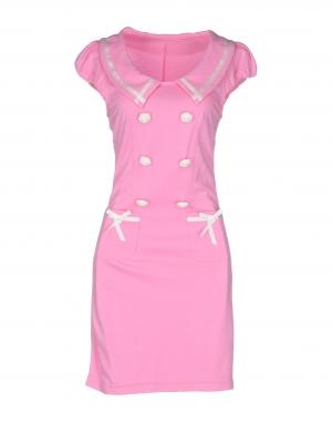 Короткое платье  - Розовый цвет