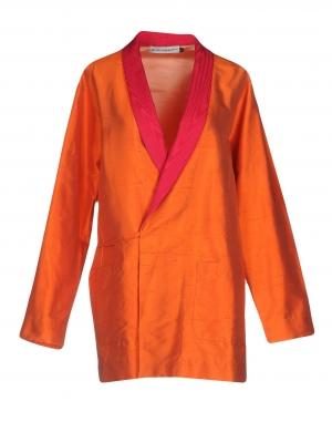 Короткое платье  - Фиолетовый,Оранжевый цвет