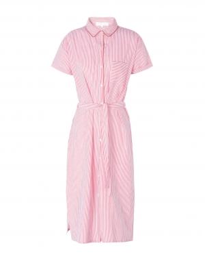 Платье до колена  - Красный цвет