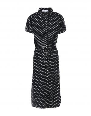 Платье до колена  - Черный цвет