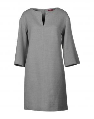 Короткое платье  - Желтый,Серый,Фиолетовый цвет