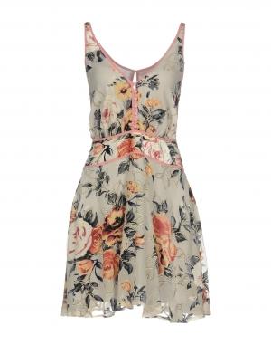 Короткое платье  - Серый цвет