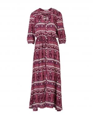 Длинное платье  - Фиолетовый цвет