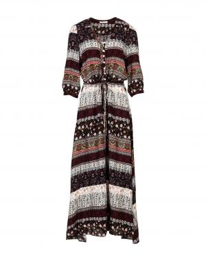 Длинное платье  - Черный цвет